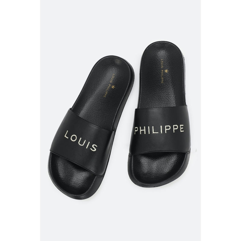 Louis Philippe Black Flipflops (UK 9)