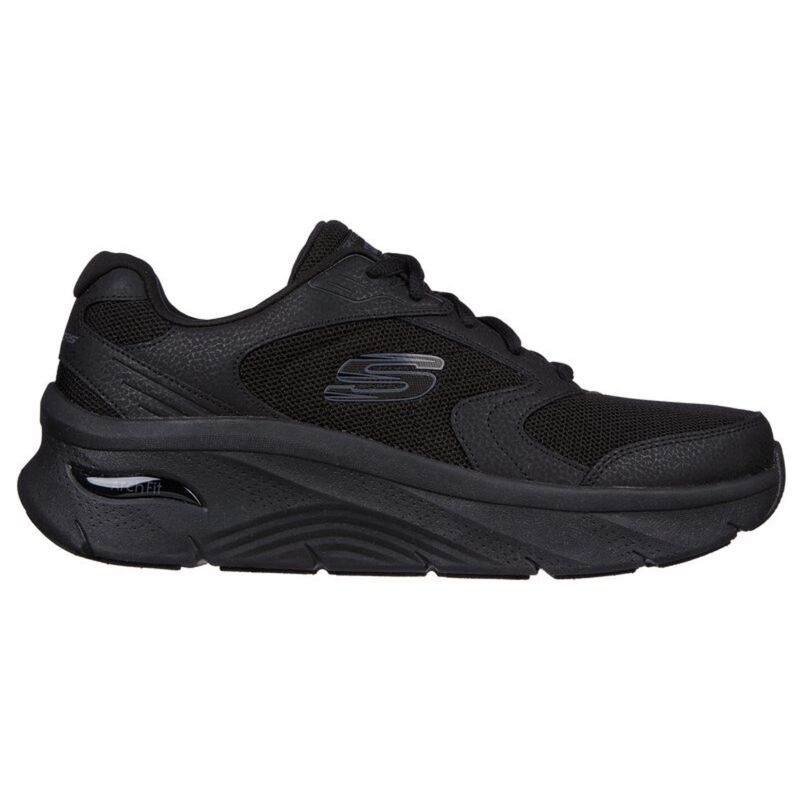 SKECHERS ARCH FIT D'LUX - JUNCTION Black Sneakers (UK 7)
