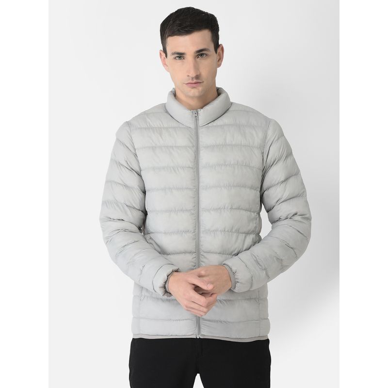 CRIMSOUNE CLUB Men Grey Light Padded Jacket (XL)