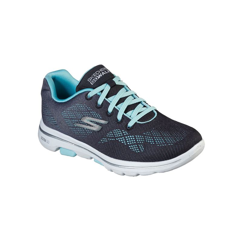 Buy SKECHERS Black Go Walk 5 Alive Walking Shoes Online