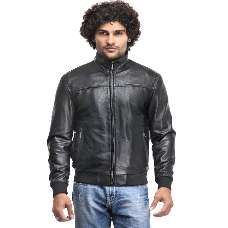 Teakwood Black Solid Jacket (M)