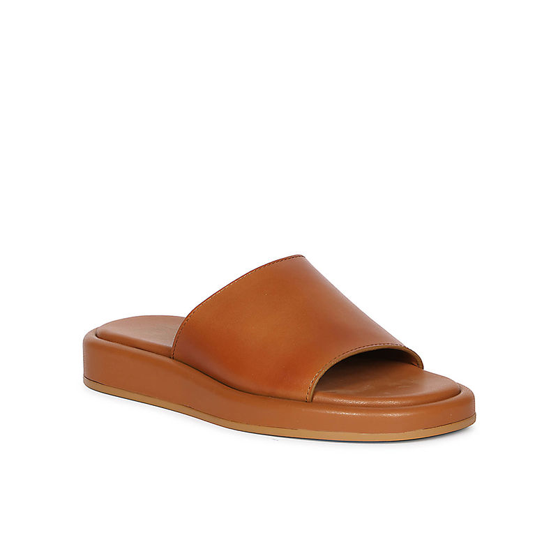 Viviblu Tan Crust Leather Sandals (EURO 36)
