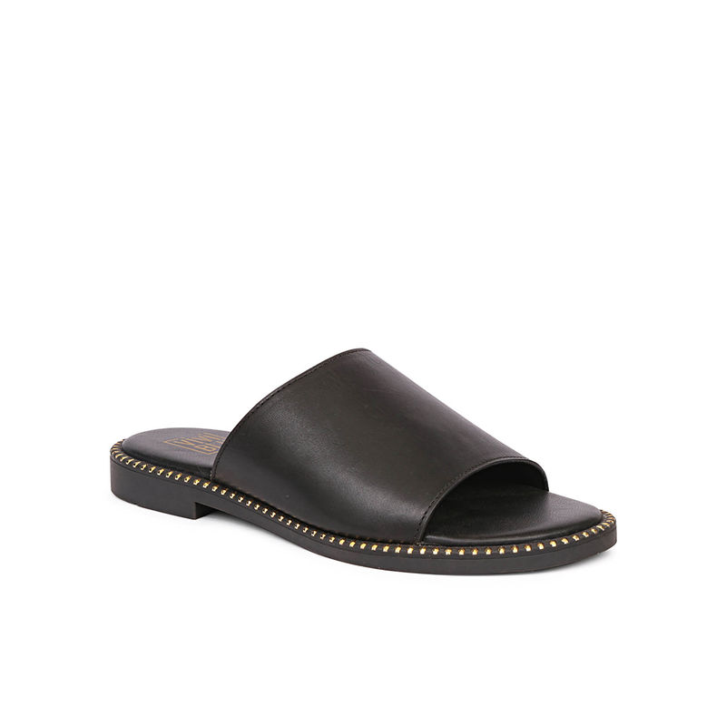 Viviblu Black Crust Leather Sandals (EURO 36)