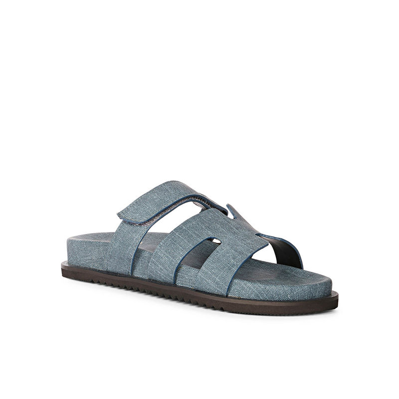 Viviblu Blue Denim Pu Leather Sandals (EURO 36)