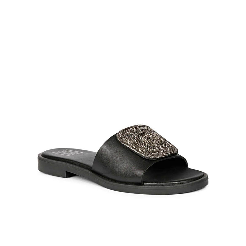 Viviblu Freya Black Leather Flats (EURO 36)