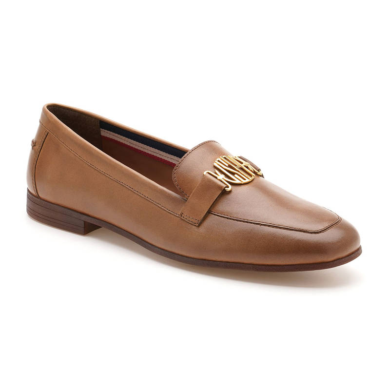 U.S. POLO ASSN. Holly Tan Loafers With Premium Upper (UK 3)