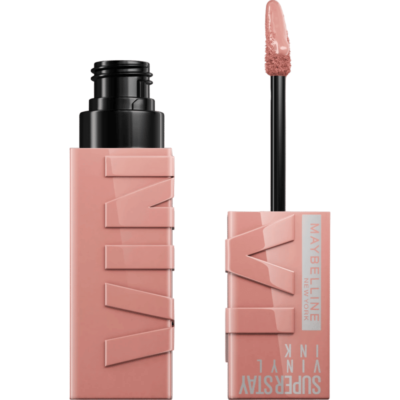 Maybelline New York Super Stay Vinyl Ink Nudes Longwear Transfer Proof Gloss Lipstick-Captivated