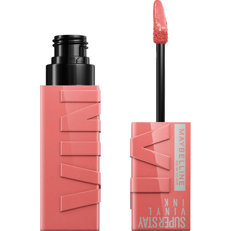 Maybelline New York Super Stay Vinyl Ink Nudes Longwear Transfer Proof Gloss Lipstick-Charmed