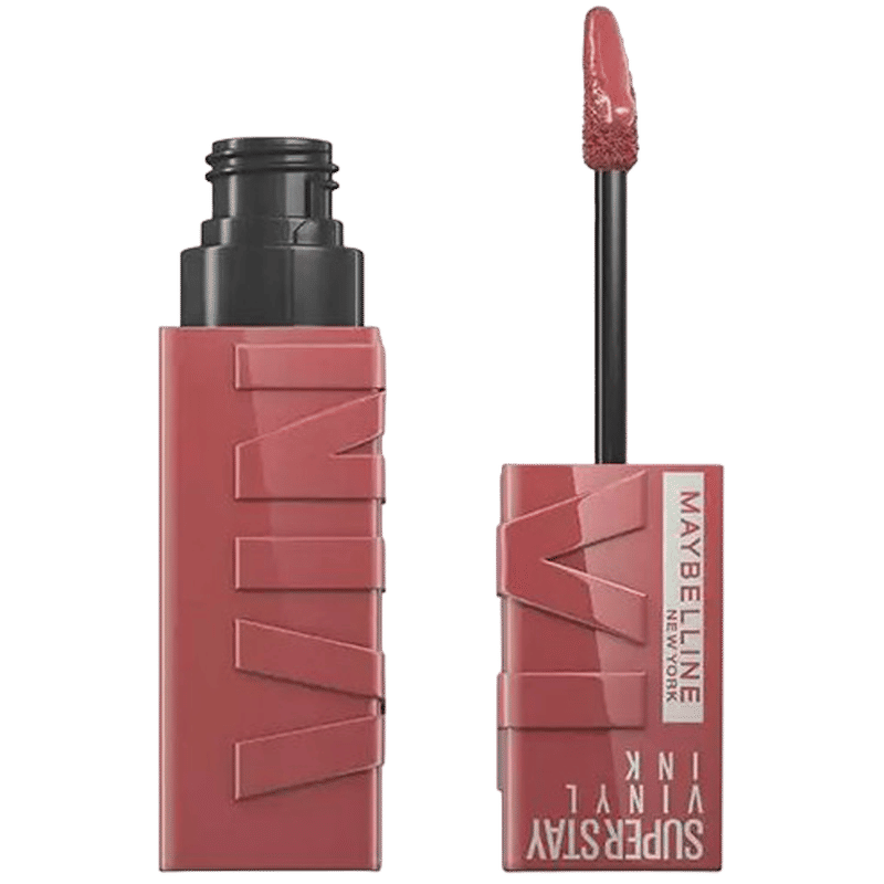 Maybelline New York Super Stay Vinyl Ink Longwear Transfer Proof Gloss Lipstick-35 Cheeky
