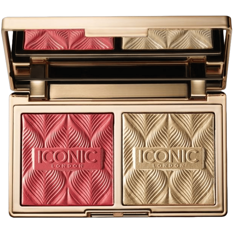 ICONIC London Silk Glow Duo-Coral Glow