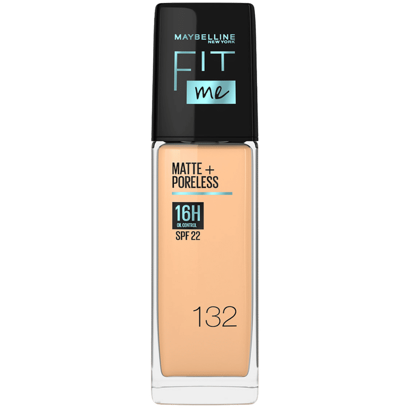 Maybelline New York Fit Me Matte & Poreless Foundation 16H Oil Control with SPF 22-132