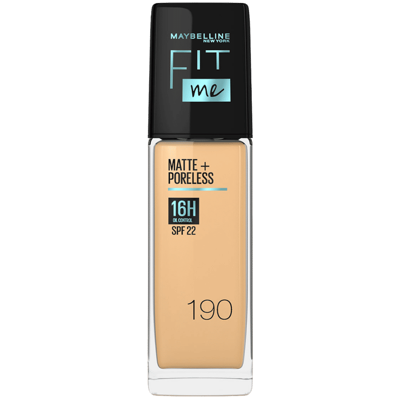 Maybelline New York Fit Me Matte & Poreless Foundation 16H Oil Control with SPF 22-190