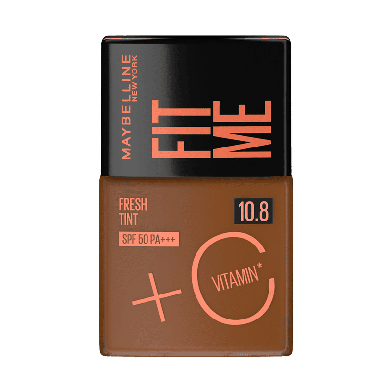 Maybelline New York Fit Me Fresh Tint Foundation SPF 50 with Brightening Vitamin C-10.8