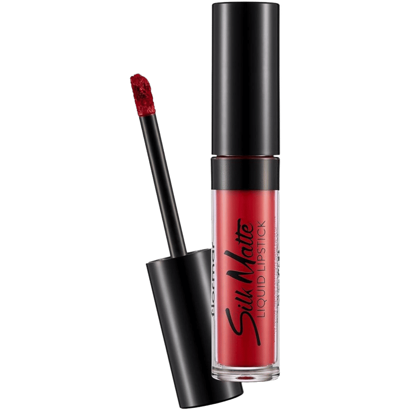 Flormar Silk Matte Liquid Lipstick-07 Claret Red