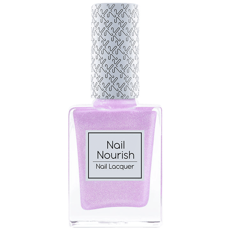 Kay Beauty Nail Nourish Glitter Pastel Nail Enamel Polish-Gazing Violet
