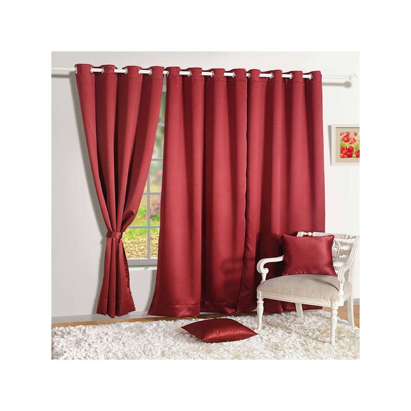 Swayam Polyester Pack of 1 Eyelets Window Curtain Buy Swayam Polyester