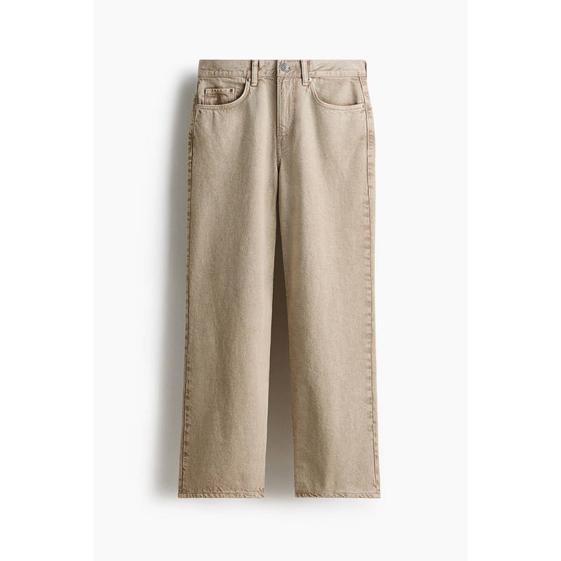 H&M Men Beige Relaxed Jeans (34/30)