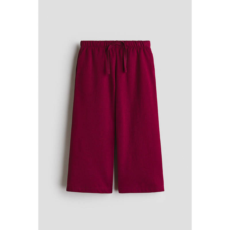 H&M Girls Red Wide-Leg Pant (2-3 Years)
