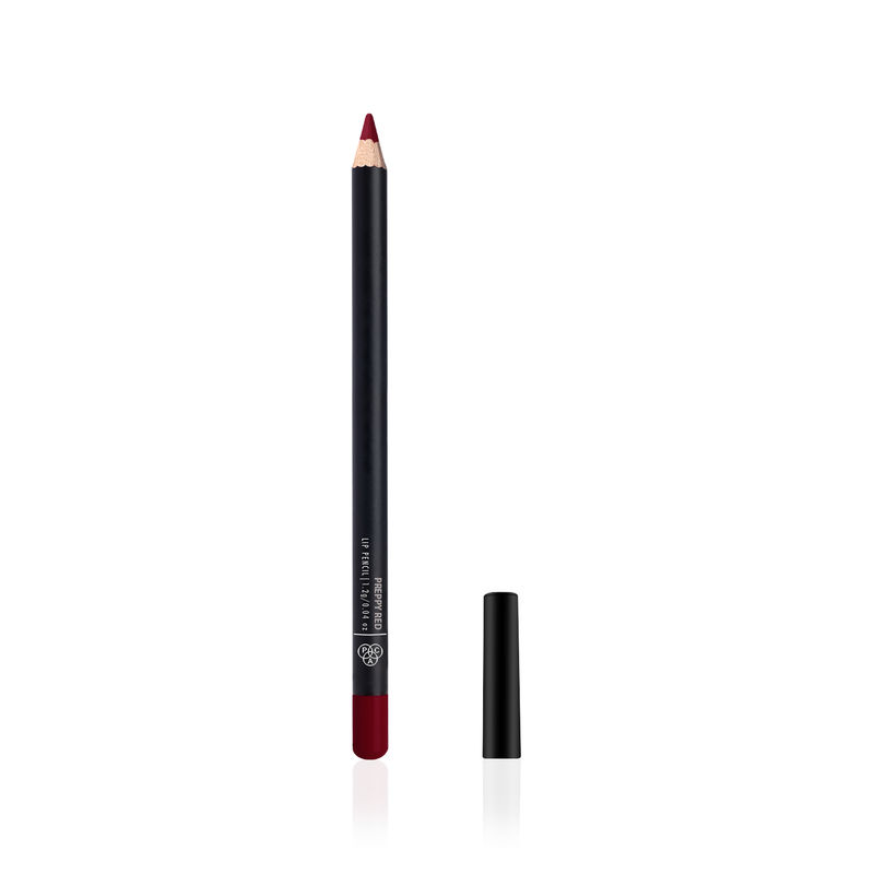 PAC Lip Pencil Preppy Red - Creamy Non Drying Longwear Formula, Intense Pigment, Matte Finish