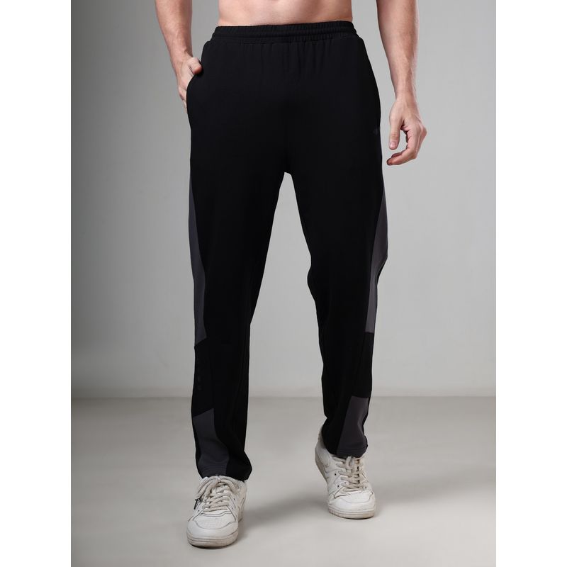 Grow Black Colorblock Track Pant (S)