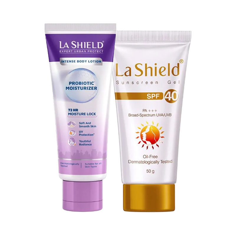 Buy La Shield SPF 40 Mineral Sunscreen + Probiotic Moisturizer Body