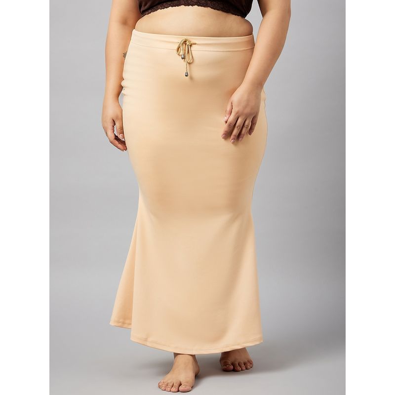 Secrets By ZeroKaata Women Plus Size Solid Mermaid Fit Saree Petticoat (3XL)