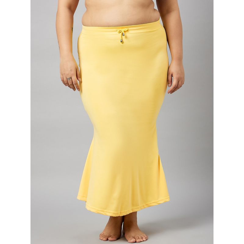 Secrets By ZeroKaata Women Plus Size Solid Mermaid Fit Saree Petticoat (3XL)