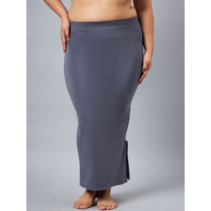 Secrets By ZeroKaata Women Plus Size Solid Seamless Saree Petticoat (L)