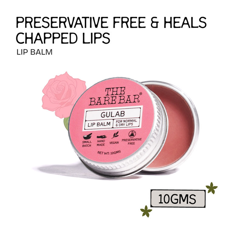THE BARE BAR Lip Balm - Gulab