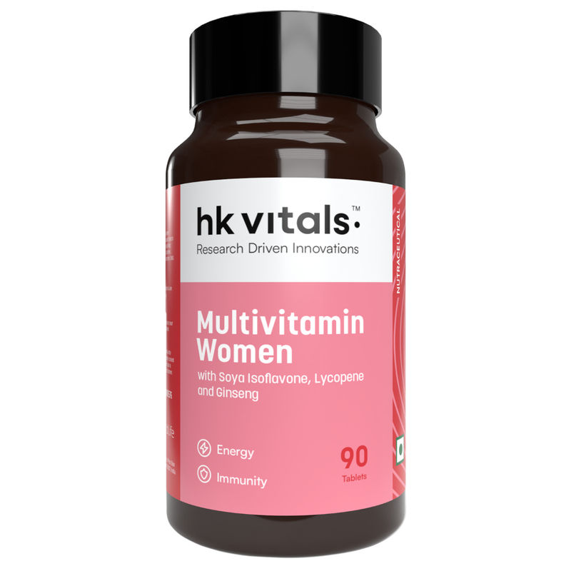 HealthKart HK Vitals Multivitamin For Women Zinc, Vitamin C, Vitamin D Tablets