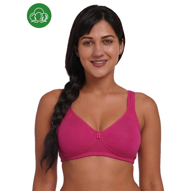 Inner Sense Organic Cotton Antimicrobial Seamless Side Support Bra (44B)
