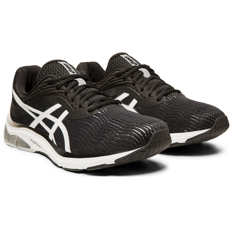 Asics gel pulse 11 black and white best sale