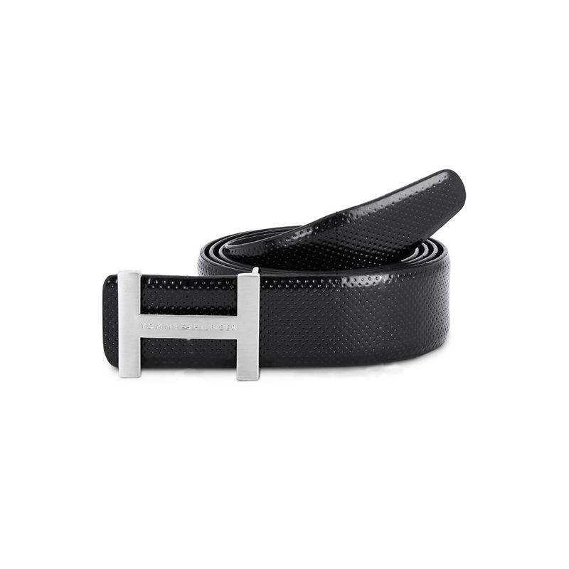 Tommy Hilfiger Enfield Mens Leather Belt Medium Size Black Buy Tommy