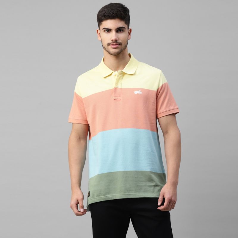 Royal Enfield Bold YD Stripe Polo T-Shirt (S)
