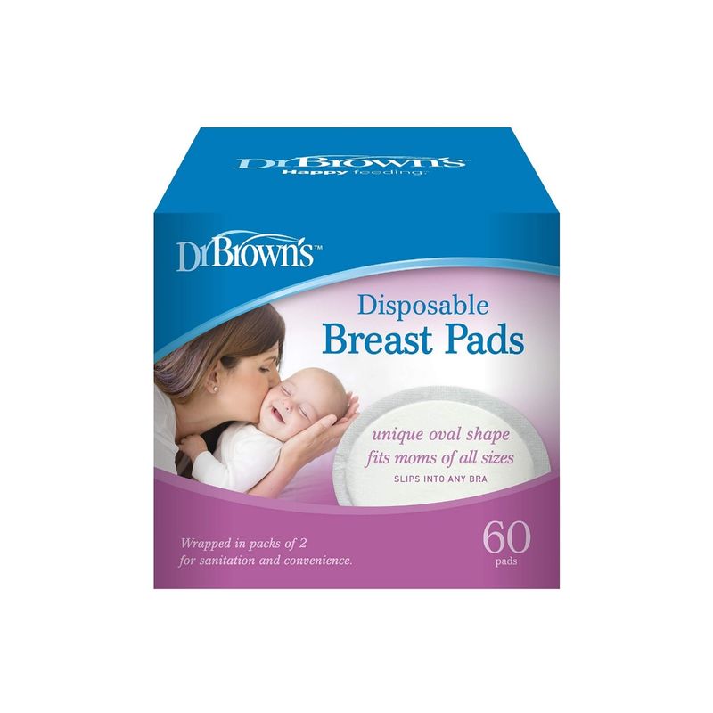 Dr.Brown Disposable Breast Pads 60Count White (Pack of 60) Buy Dr