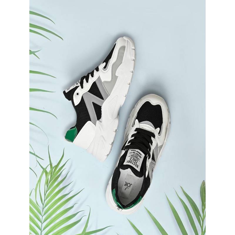 Jove Women Black Solid Casual Sneaker (EURO 36)