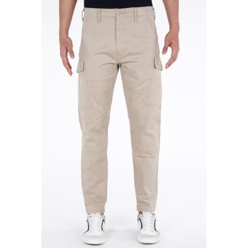 Levi's Mens Beige Slim Tapered Fit Cargo Pant (32)