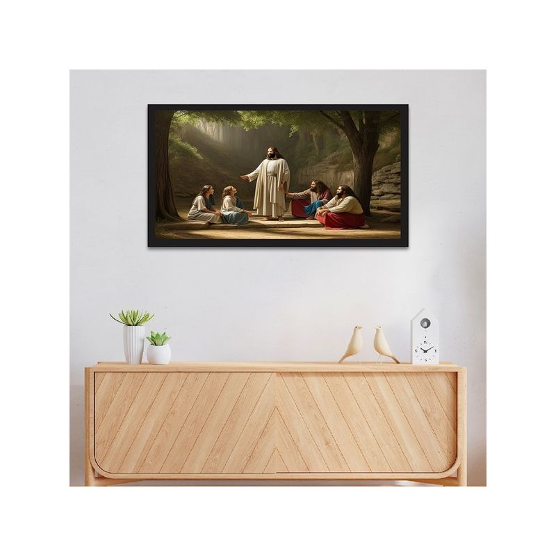 Dekorstation Lord Jesus Christ Canvas Painting (12x24 inches)
