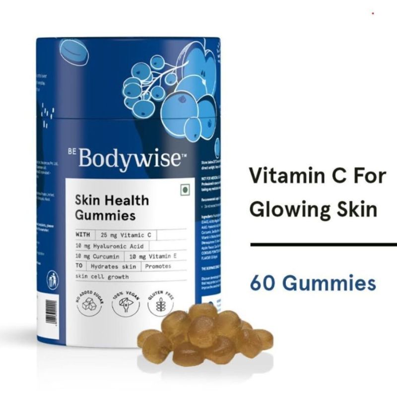Be Bodywise Vitamin C Skin Health Gummies for Hydrated, Glowing Skin