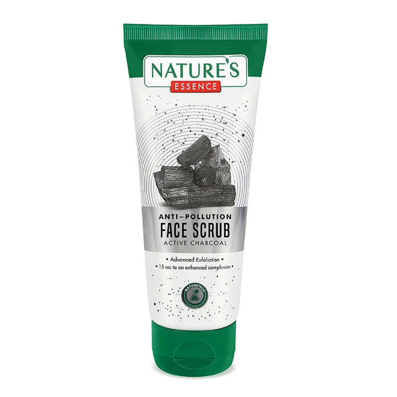 Natures Essence Anti Pollution Charcoal Face Scrub