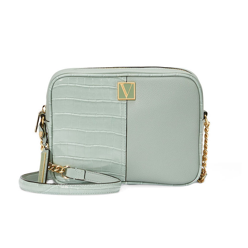 Victoria's Secret The Victoria TopZip Crossbody Green Buy Victoria