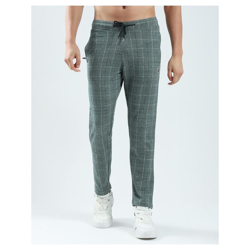 Monte Carlo Men Checked Regular Fit Lower Trackpant (XL)