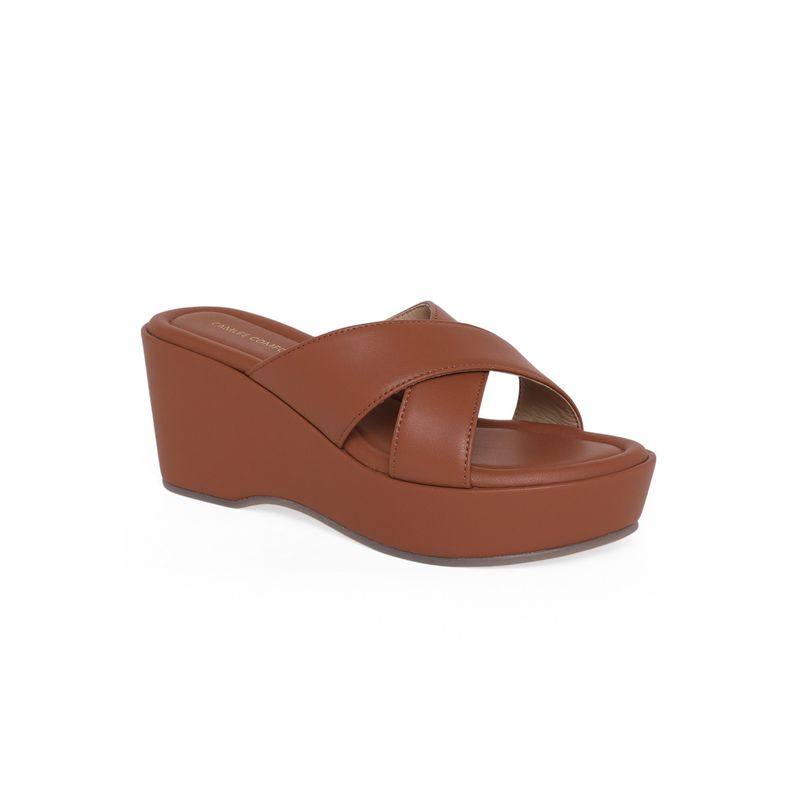 CAMLEE COMFORT Women Freya Tan Wedges (EURO 36)