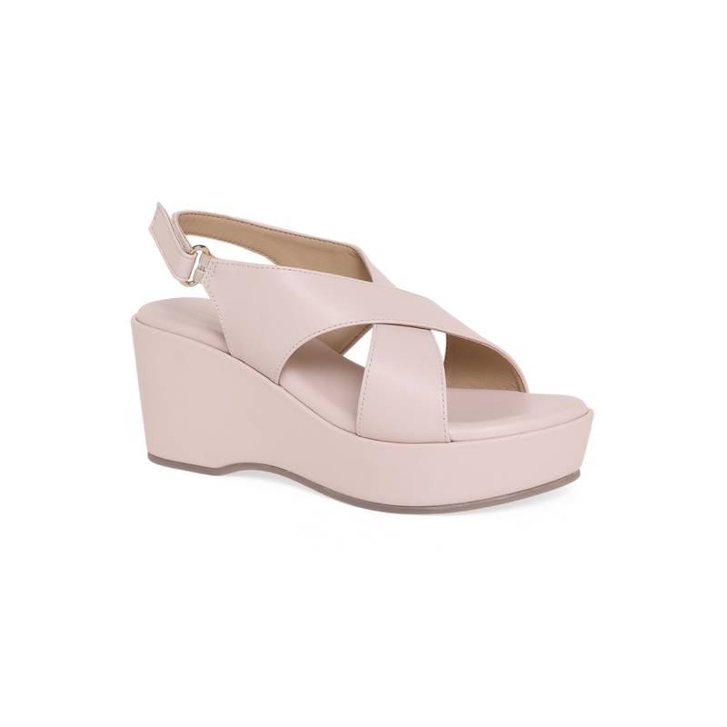 CAMLEE COMFORT Women Aurelia Cream Wedges (EURO 37)