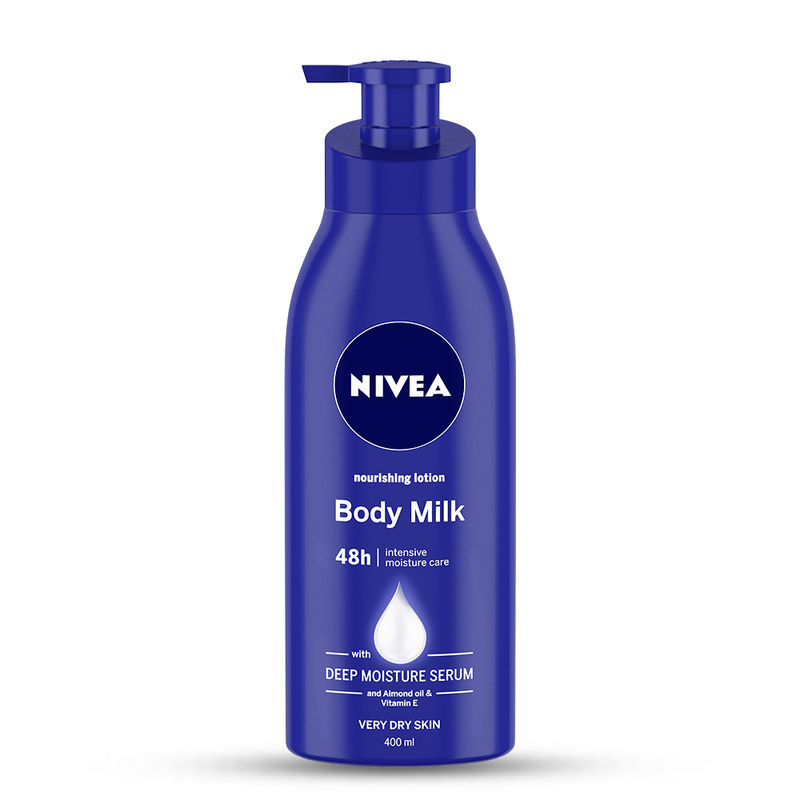 NIVEA Body Lotion for Very Dry Skin- Nourishing Body Milk with Almond Oil and Vitamin E