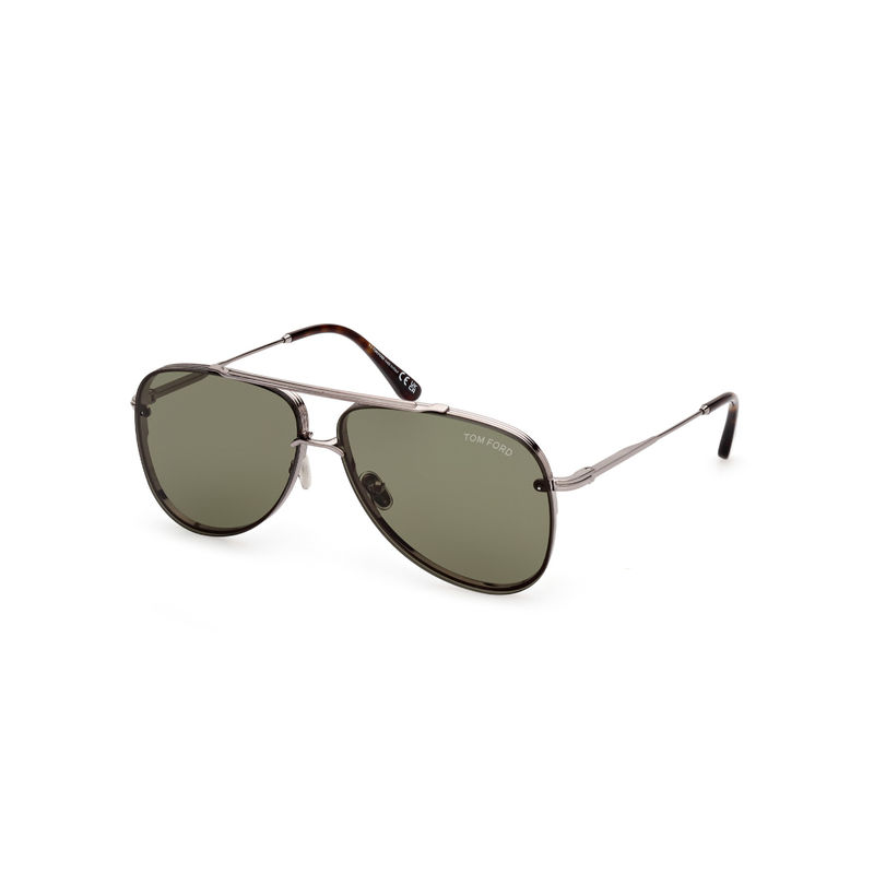 Lunettes De Soleil Tom Ford Leon FT1071 - Noires 62-12-145 Verres Fumés Occasion