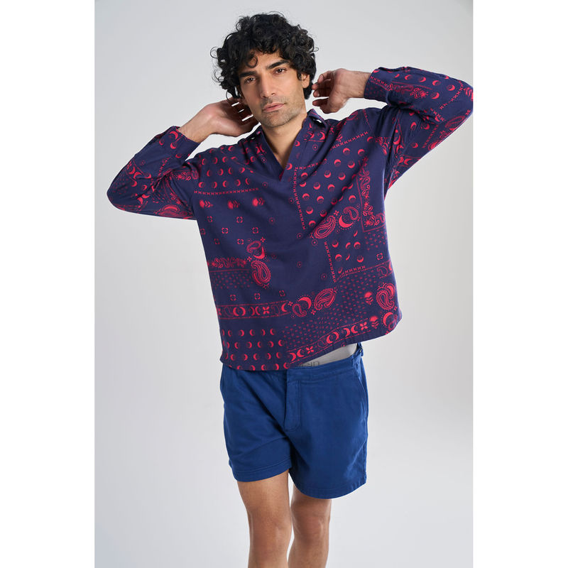 TERRA LUNA Blue Nevis Shorts (S)