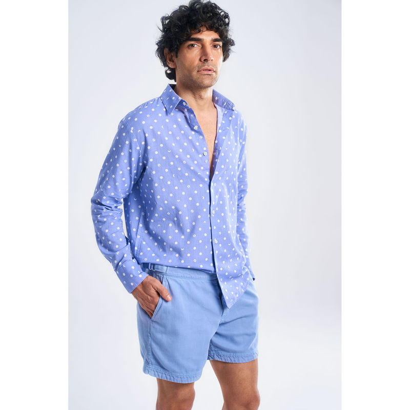 TERRA LUNA Summer Sky Blue Nevis Shorts (S)