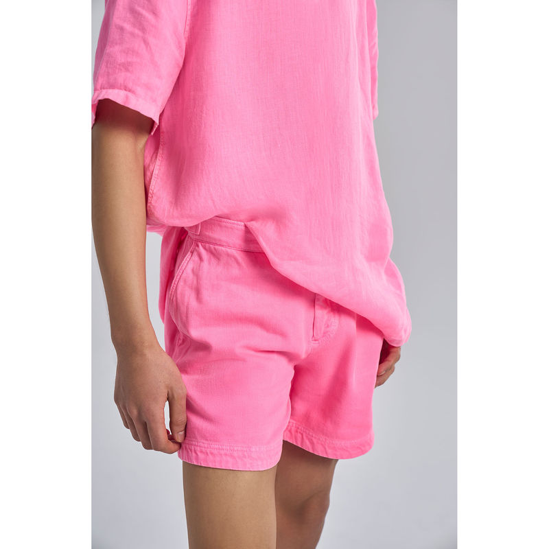 TERRA LUNA Aurora Bubblegum Pink Nevis Shorts (S)