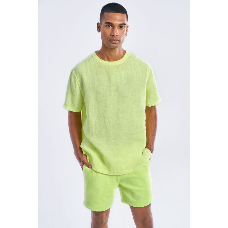 TERRA LUNA Aurora Yellow Nevis Shorts (M)